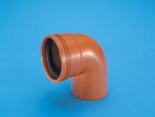 Avloppsböj 110 mm x 90° Pipelife